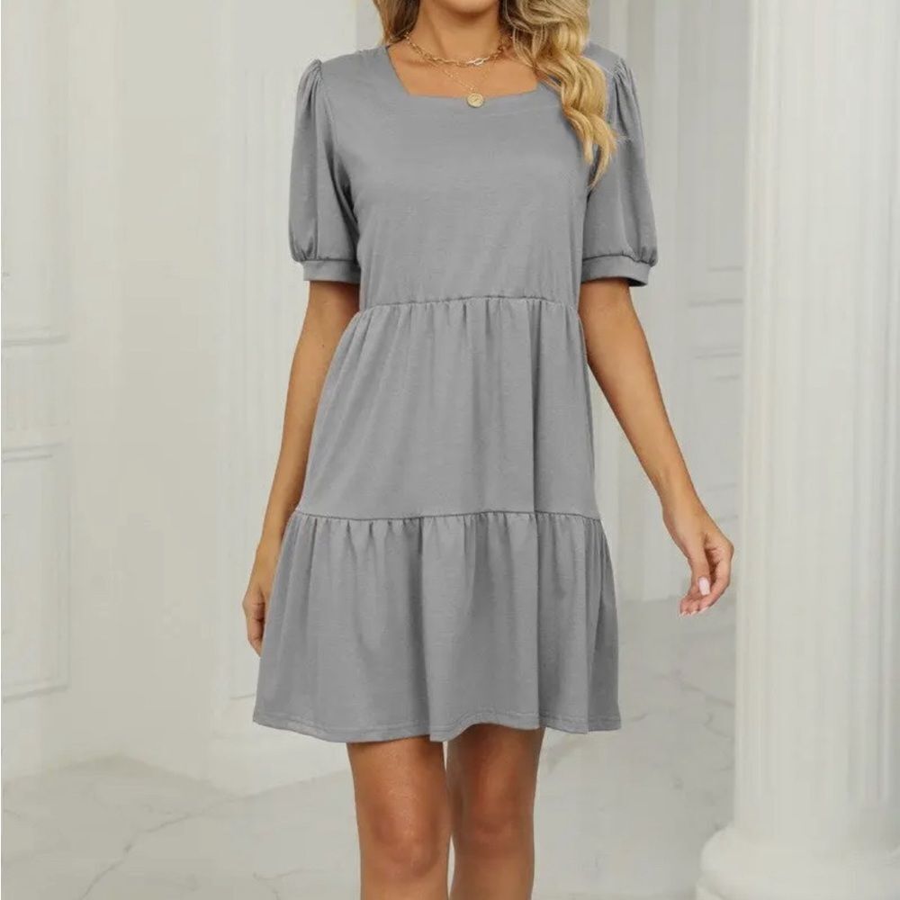 Square Neck Dress